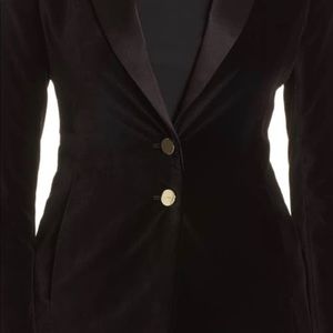Alice & Olivia Vance Velvet Blazer